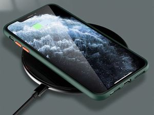 Alogy Etui na telefon Alogy Bumper matowe do Apple iPhone 11 Pro Max zielone uniwersalny 6