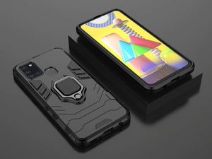 Alogy Alogy Etui na telefon Stand Ring Armor do Samsung Galaxy A21s czarne uniwersalny 8