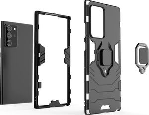 Alogy Alogy Etui na telefon Stand Ring Armor do Galaxy Note 20 Ultra czarne uniwersalny 4