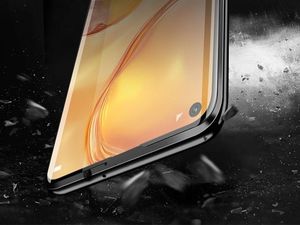 Dr.Fit Etui na telefon magnetyczne Dr.Fit szklane do Huawei P40 Czarne uniwersalny 5