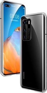 Dr.Fit Etui na telefon magnetyczne Dr.Fit szklane do Huawei P40 Srebrne uniwersalny 3