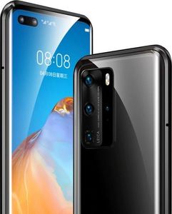 Dr.Fit Etui na telefon magnetyczne Dr.Fit szklane do Huawei P40 Pro Czarne uniwersalny 3