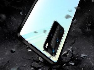Dr.Fit Etui na telefon magnetyczne Dr.Fit szklane do Huawei P40 Pro Czarne uniwersalny 5