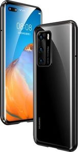 Dr.Fit Etui na telefon magnetyczne Dr.Fit szklane do Huawei P40 Czarne uniwersalny 3