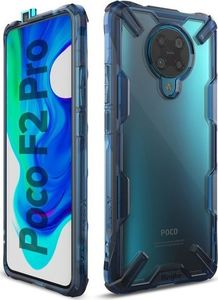 Ringke Ringke Fusion X Etui na telefon do Pocophone F2 Pro/Redmi K30 Pro Space Blue uniwersalny 2