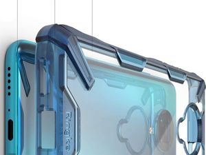 Ringke Ringke Fusion X Etui na telefon do Pocophone F2 Pro/Redmi K30 Pro Space Blue uniwersalny 4