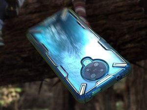 Ringke Ringke Fusion X Etui na telefon do Pocophone F2 Pro/Redmi K30 Pro Space Blue uniwersalny 7