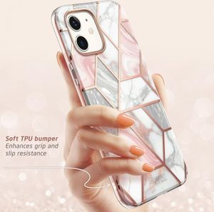 Supcase Supcase Etui na telefon Cosmo do Apple iPhone 12 Mini 5.4 Marble Pink uniwersalny 3
