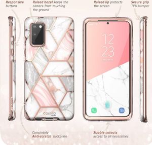 Supcase Etui na telefon Supcase Cosmo do Samsung Galaxy Note 20 Ultra Marble Pink uniwersalny 5