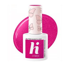 Hi Hybrid Hi Hybrid Lakier hybrydowy Butterfly #263 Glitter Magenta 5ml 2