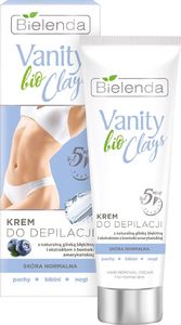 Bielenda Vanity bio Clays krem do depilacji z niebieską glinką skóra normalna 100ml 1