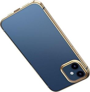 Baseus Przezroczyste etui Baseus Shining Case Apple iPhone 12 Pro Max (złote) 3