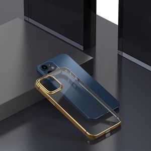 Baseus Przezroczyste etui Baseus Shining Case Apple iPhone 12 Pro Max (złote) 4