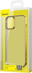 Baseus Przezroczyste etui Baseus Shining Case Apple iPhone 12 Pro Max (złote) 5