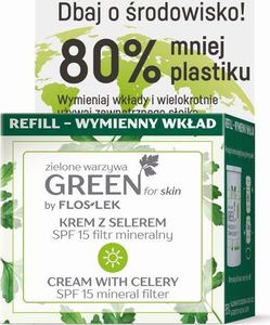 Floslek Green for Skin Krem z selerem na dzień Spf15 Refill 1