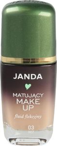 Janda Make-up matujący fluid fleksyjny nr 03 beż 1