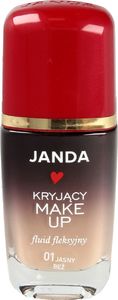 Janda Make-up kryjący fluid fleksyjny nr 01 jasny beż 1