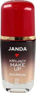 Janda Make-up kryjący fluid fleksyjny nr 03 beż 1