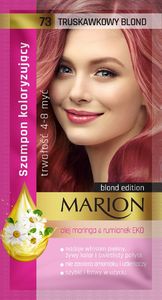 Marion Marion Szampon koloryzujący 4-8 myć nr 73 Truskawkowy Blond 40ml 1