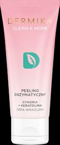 Dermika Clean & More Peeling enzymatyczny do cery wrażliwej 75 ml 1