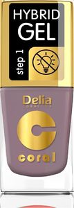 Delia Delia Cosmetics Coral Hybrid Gel Emalia do paznokci nr 58 Różany 11ml 1