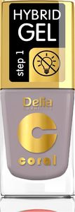 Delia Delia Cosmetics Coral Hybrid Gel Emalia do paznokci nr 57 Kawa 11ml 1