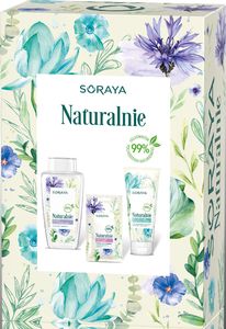 Soraya SORAYA_SET Naturalnie kojący płyn miecelarny Rumianek Pantenol 400ml + nawilżająca maska w płachcie Lawenda 17g + delikatny żel do mycia twarzy 150ml 1