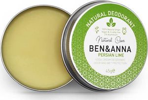 Ben&Anna BEN ANNA_Natural Deodorant naturalny dezodorant w kremie w metalowej puszce Persian Lime 45g 1