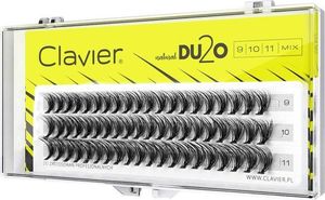 Clavier CLAVIER_DU2O Double Volume MIX kępki rzęs 9mm,10mm,11mm 1