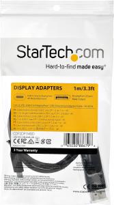 Kabel USB StarTech USB-C - DisplayPort 1 m Czarny (CDP2DP1MBD) 5