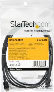 Kabel USB StarTech USB-C - USB-C 2 m Czarny (RUSB2CC2MB) 4