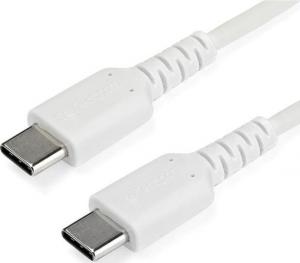 Kabel USB StarTech USB-C - USB-C 1 m Biały (RUSB2CC1MW) 1