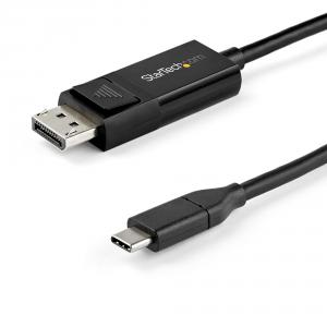 Kabel USB StarTech USB-C - DisplayPort 1 m Czarny (CDP2DP141MBD) 1