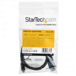 Kabel USB StarTech USB-C - DisplayPort 1 m Czarny (CDP2DP141MBD) 5