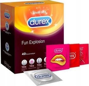 Durex  Fun Explosion zestaw prezerwatyw 40 szt. 1
