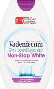 Vademecum  2in1 Non-Stop White wybielająca pasta do zębów i płyn do płukania 75ml 1