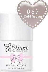 Elisium ELISIUM_UV Gel Polish lakier hybrydowy do paznokci 067 Cold Brown 8ml 2