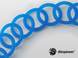 BitsPower O-Ring G1/4", 10 sztuk, UV niebieski (BP-WTP-O10-UVBL) 1