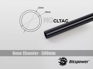 BitsPower Crystal Link Tube 12/10mm, 500mm, czarny (BP-NCCLT12ACBK-L500) 1