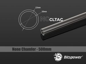 BitsPower Crystal Link Tube 12/10mm, 500mm, przezroczysty (BP-NCCLT12AC-L500) 1