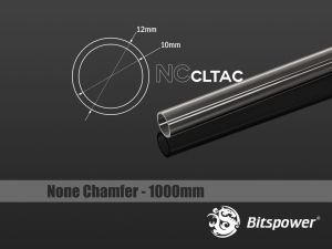 BitsPower Crystal Link Tube 12/10mm, 1000mm, przezroczysty (BP-NCCLT12AC-L1000) 1