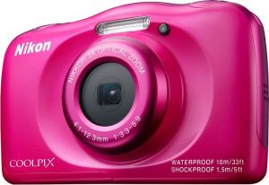 Aparat cyfrowy Nikon Coolpix S33 Różowy + Plecak (VNA852K001) 4