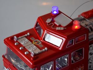 Jokomisiada Auto Straż pożarna na pilota sygnał światło RC0451 5