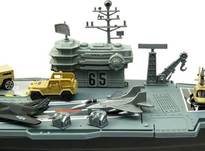 Jokomisiada Duży Lotniskowiec wojskowy + samoloty auta (ZA2355) 6