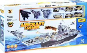 Jokomisiada Duży Lotniskowiec wojskowy + samoloty auta (ZA2355) 9