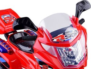 Jokomisiada Motorek na akumulator kolorowe światła led PA0241 7