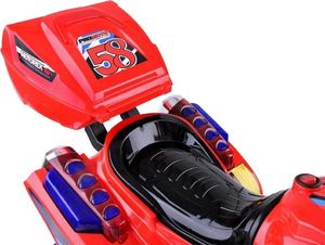 Jokomisiada Motorek na akumulator kolorowe światła led PA0241 9