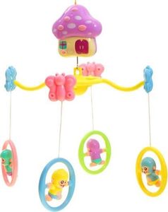 Jokomisiada Pastelowa Karuzela Pozytywka do Łóżeczka 3