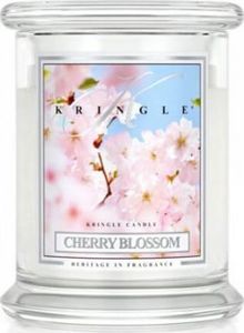 Kringle Candle Świeca Kringle Candle Cherry Blossom, średni słoik (454g) 1