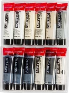 Artequipment TALENS AMSTERDAM ZESTAW 12X20ML GREY COLORS uniw 4